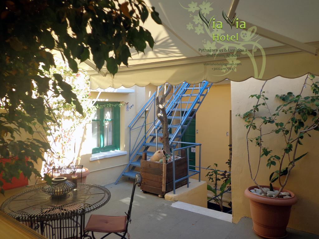 Via Via Hotel Rhodes City Exterior photo